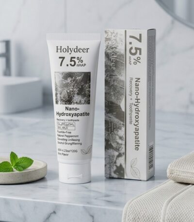 Holydeer 7.5% nHAp Nano Hydroxyapatite Recovery Toothpaste – Fluoride Free, Enamel Repair & Sensitivity Relief | Mint Flavor 100g | Gen Z cloxet com
