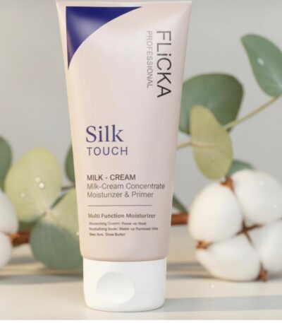 Flicka 3-in-1 primer with SPF held under bright sunlight, highlighting daily UV protection for outdoor use in Pakistan.