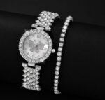 Rose gold women's quartz watch for gilr gift make