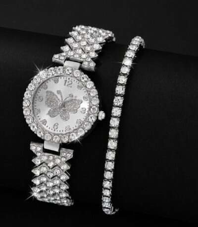 Rose gold women's quartz watch for gilr gift make