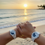 Get the stylish Tiger Aura His & Hers Pair Watch set. The perfect blend of fashion and durability for couples. Ideal for gifting on anniversaries and weddings!