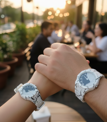Get the stylish Tiger Aura His & Hers Pair Watch set. The perfect blend of fashion and durability for couples. Ideal for gifting on anniversaries and weddings!