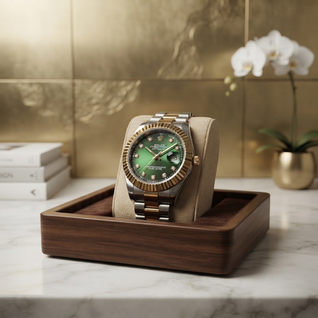 Luxury Watch Designed For Time Display And Daily Timekeeping Routine - Green Dial mAN WATCH. BEST FOR GIFT