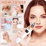 Electric Blackhead Remover 5 Heads Vacuum Pore Cleaner