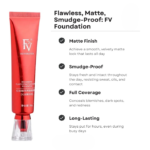FV Waterproof Foundation 30g for Smooth Matte Finish