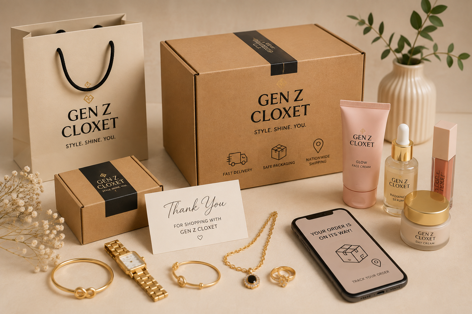 Gen Z Cloxet shipping and delivery across Pakistan