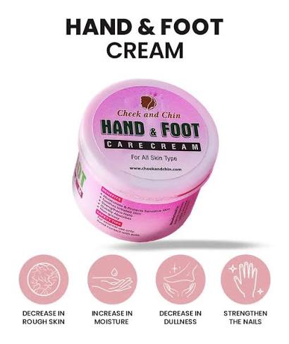 Cheek and Chin Hand and Foot Moisturizer 100g